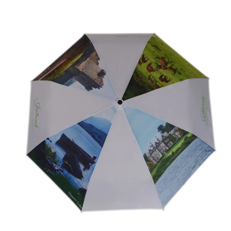 Automatic Open Mandala Print Umbrellas Wholesale Customised Printed Umbrella Customer Design Full Colour Print Umbrella