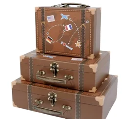 cardboard sutcase with handmade stitches Eco Friendly Big Purse Suitcase Briefcase Bag Gift Paper Cardboard Box  Packaging