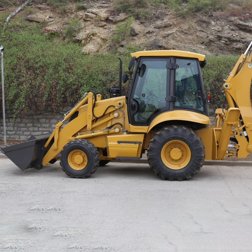 Wolwa 1.3m3 front loader bucket and 0.3m3 backhoe loader retroexcavadora