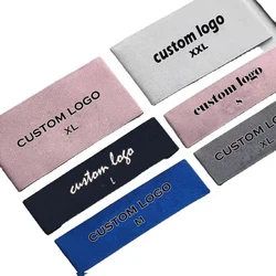 Custom Woven label Design Woven Label cloth Labels packing bag Clothing Accessories OEM Customized hang tags