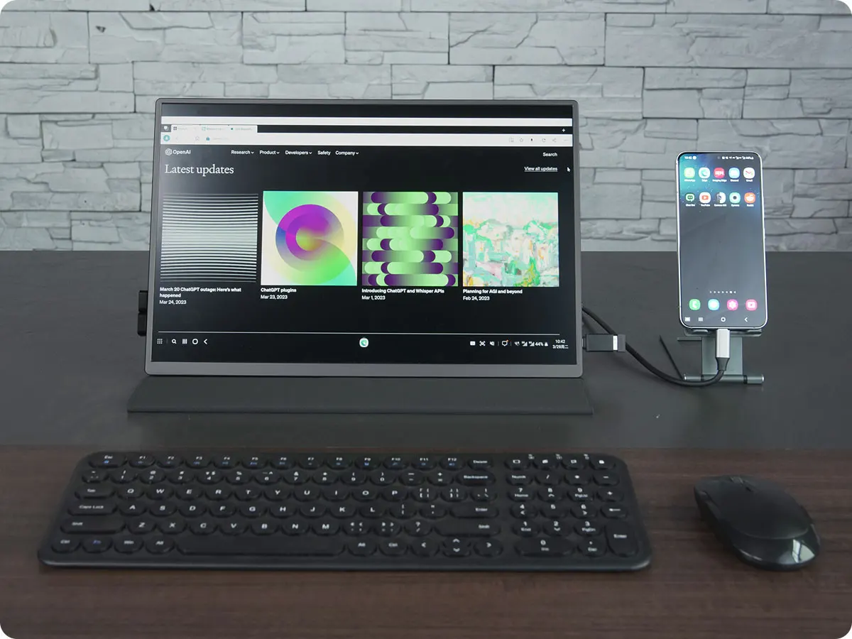 Gaming Monitor for laptop screen extender with 16.0inch IGZO Panel 4K+ 3840*2400 monitors PC