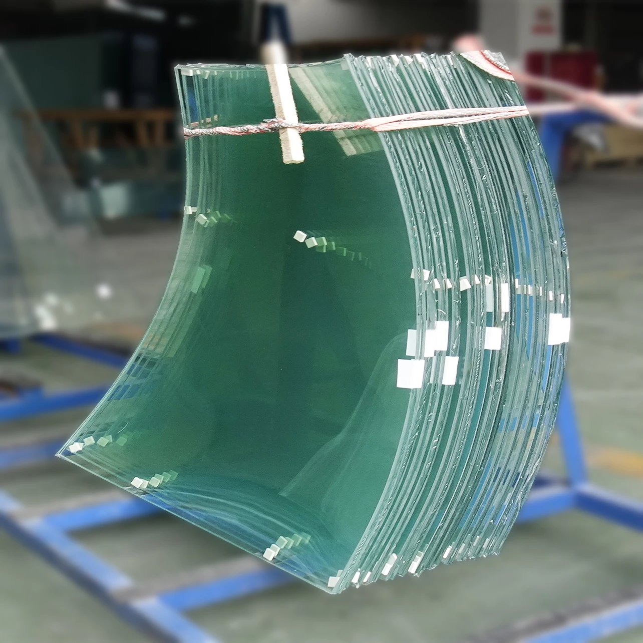 Chinese Factory 3mm-19mm Bent Bending Curved Laminated Tempered Glass Biggest Factory Bent Room Curved Glass Panels