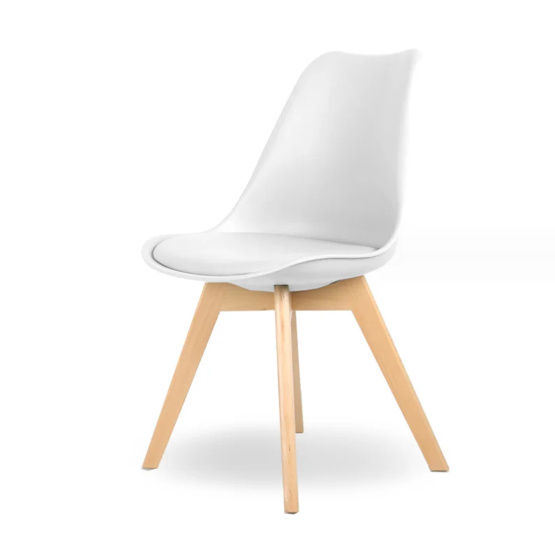 View larger image Add to Compare  Share Excellent Quality Living Room Chairs Nordic Solid Wood Dining Chairs Plasti