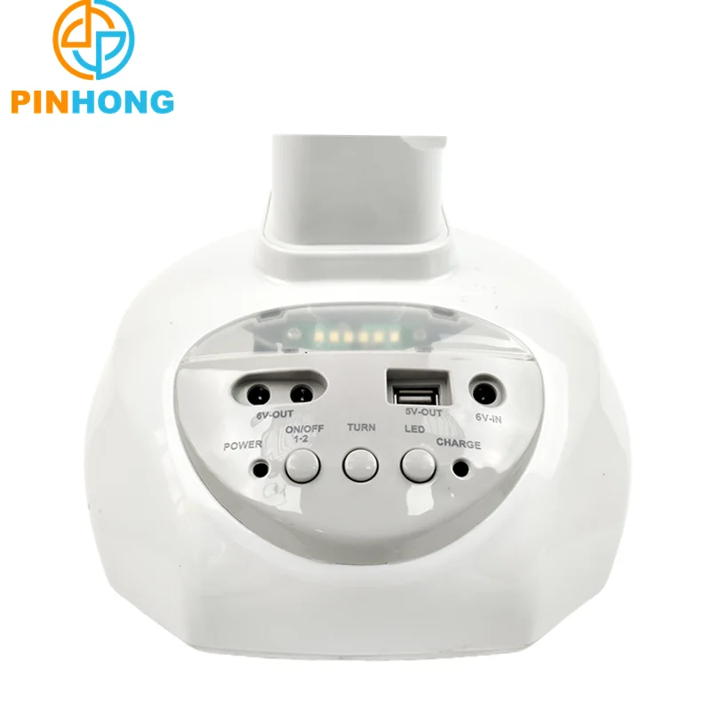 New Design Hot sale USB 16 Inch  With Led Light Desk Top Reachable Ac Dc Table Fan