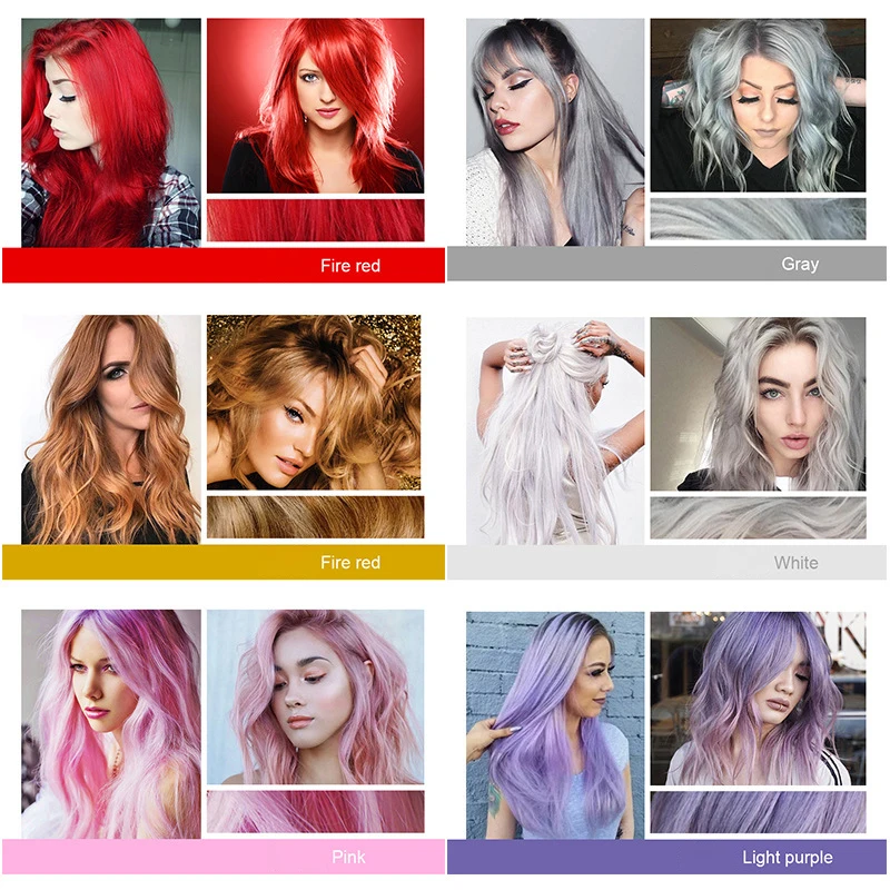 Factory Wholesale Popular Color Dye Hair Color Spray Temporary Custom Washable Color Highlight Hair Spray