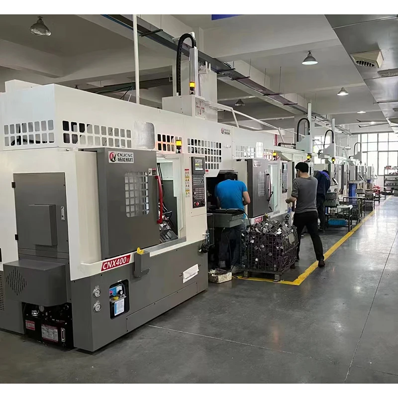 SNSK CNX400H Engine Spindle Box Casting Servo Turret Fast Tool Change Speed Metal Cutting General Machine Slant Bed CNC lathe
