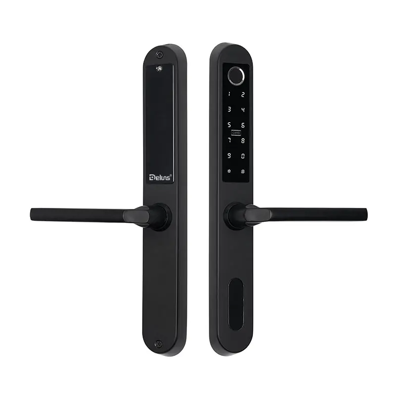 Deluns отпечаток пальца смарт-замок цифровой TTlock APP удаленный Противоугонный алюминиевый дверной замок