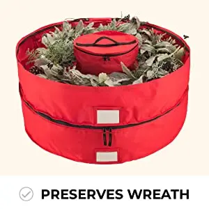 Dural Layers Premium Oxford Christmas Wreath Storage Bag