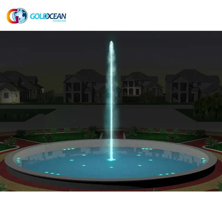 Outdoor Dia.10m Multimedia System Music Dancing Water Speakers Led Fountain with Lights