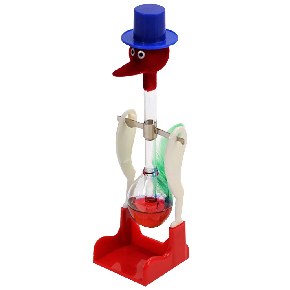 Drinking Bird Novelty Glass Dipping Einstein Bird Desk Toy
