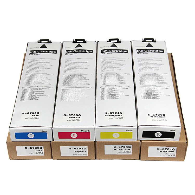 S 6701 6702 6703 6704 G/E Refillable Copiers Ink Cartridge For Riso Comcolor 7150 9110 9150 3110 3150 7110 Printers