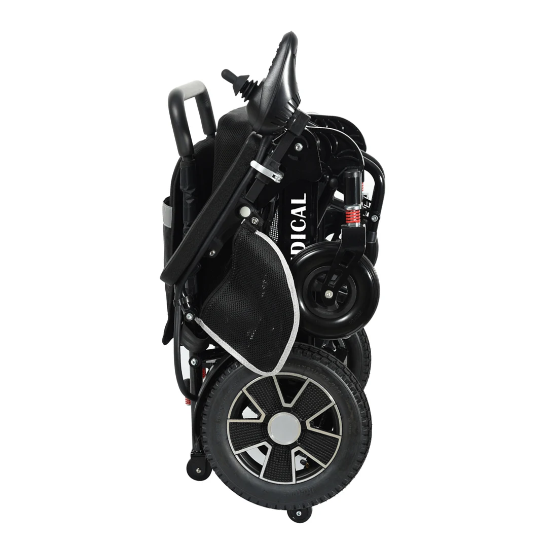 KSM-606 Ultra 500W Motor Exclusive Lightweight Foldable Electric Wheelchair Stronger Longer Range Super Horse Power Dual Motor