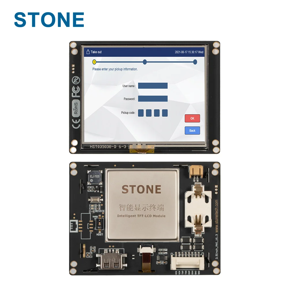 STONE 3.5 Capacitive Touch Screen TFT LCD 320x240 Human Machine Interface Module
