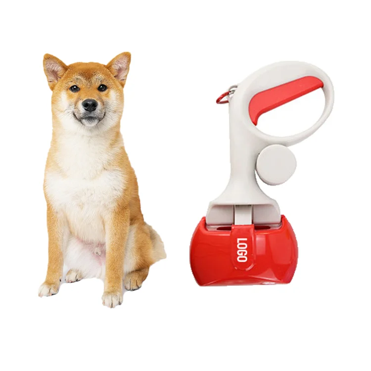 
Hot Sale Indoor And Outdoor Portable Plastic Pet Tail Poop Scooper Grabber Picker 