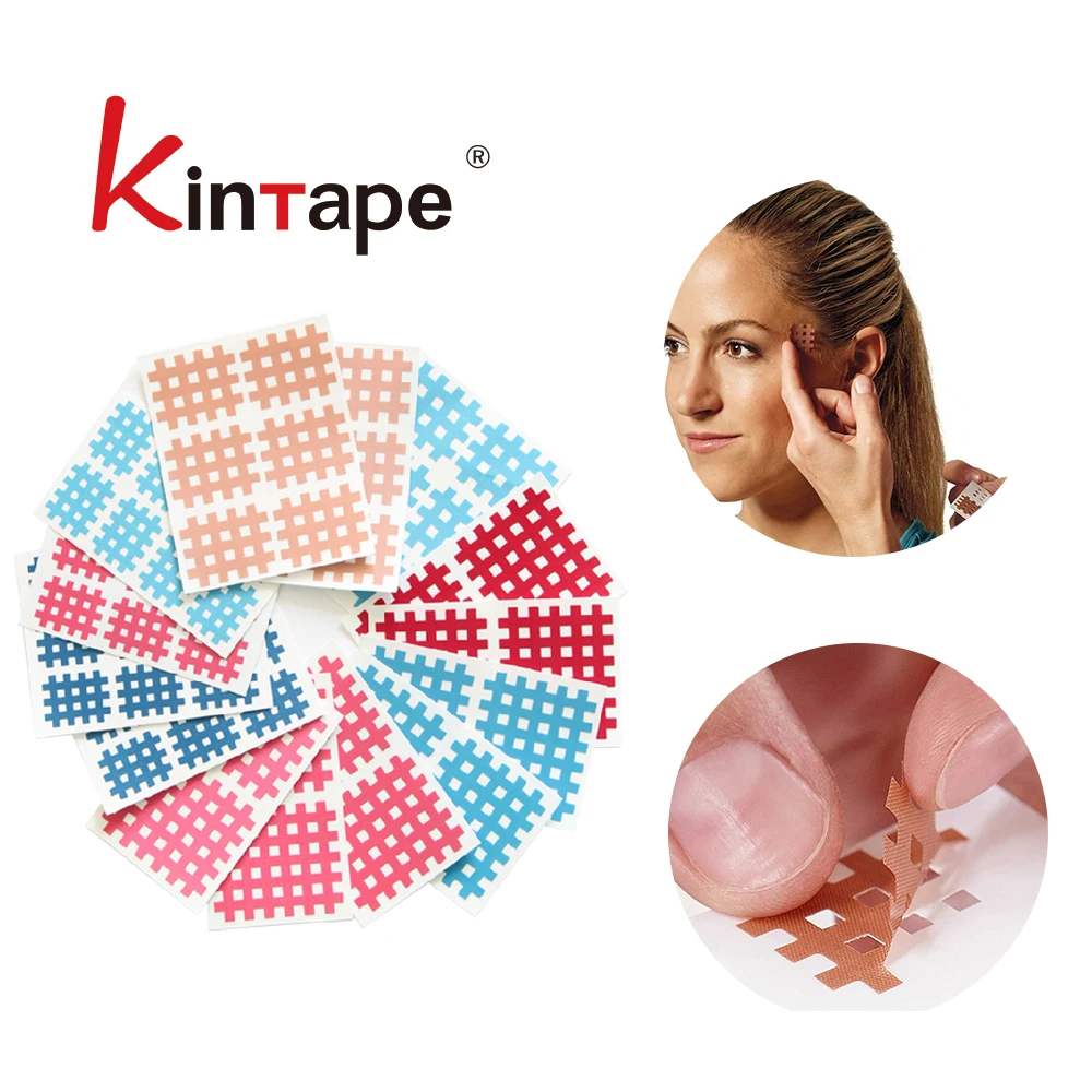 
OEM Custom Pre-cut Acupressure Acupuncture Cross Kinesiology Sports Muscle Tape For Face Feet Hand 