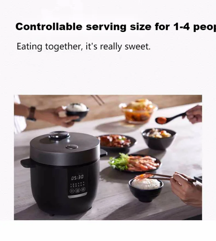7-in-1 Electric Rice Cooker Multi Stainless Steel Non-stick Slow House Use