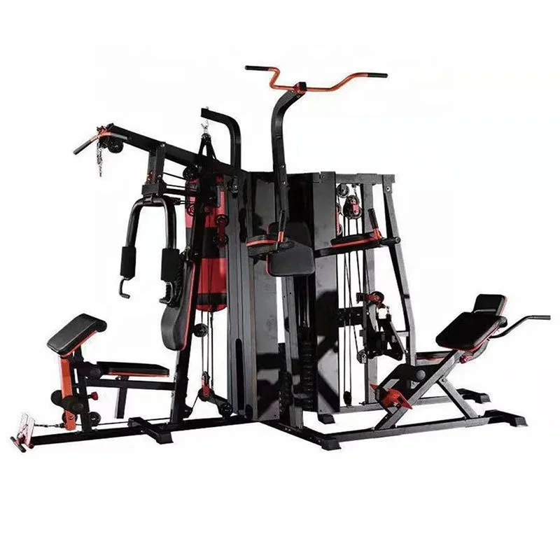 Home gym fitness equipment multi station 5 Station Power Multi Functional Machine comprehensive trainer