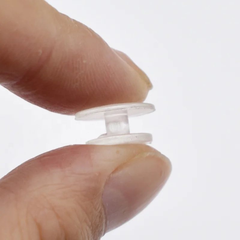 Wholesale Plastic Button Transparent Buckles Parts Accessories Fit for DIY Clog Shoe Charms
