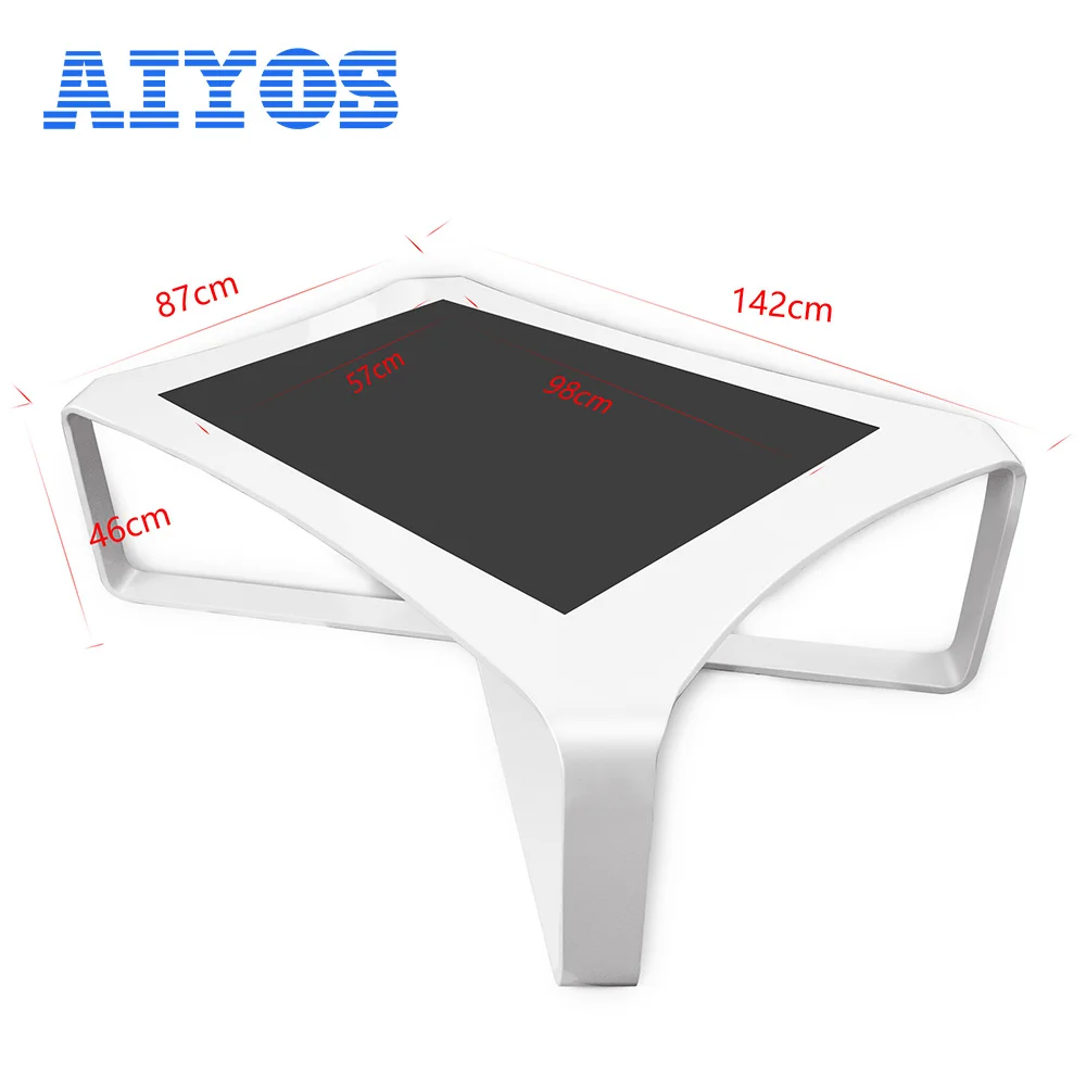43 inch 4k screen interactive multi touch table for game/restaurant all in one touch table