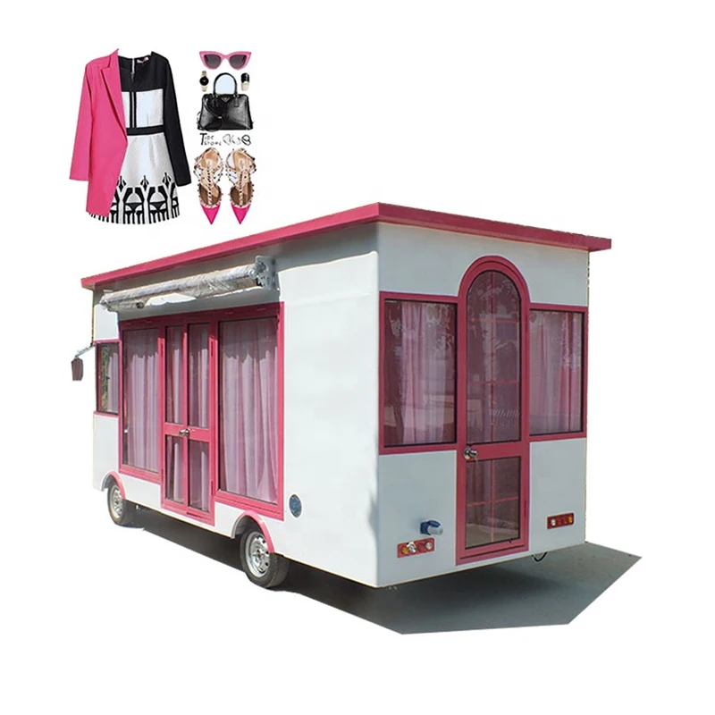 OEM Многофункциональный Электрический грузовик для еды, уличная электрическая тележка для закусок на заказ, прицеп для одежды, фургон для одежды