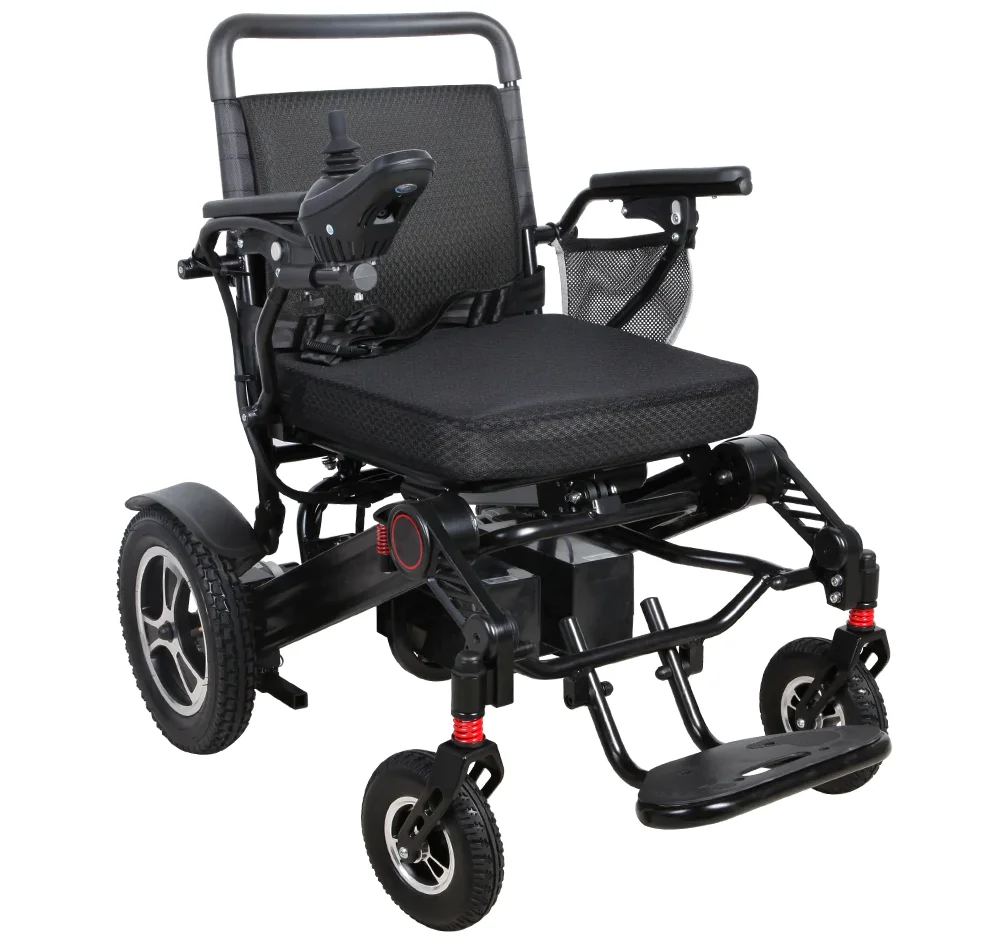 2022 Best Selling Remote Auto Folding Wheelchair Portable Chair Electric Wheelchair For Disabled