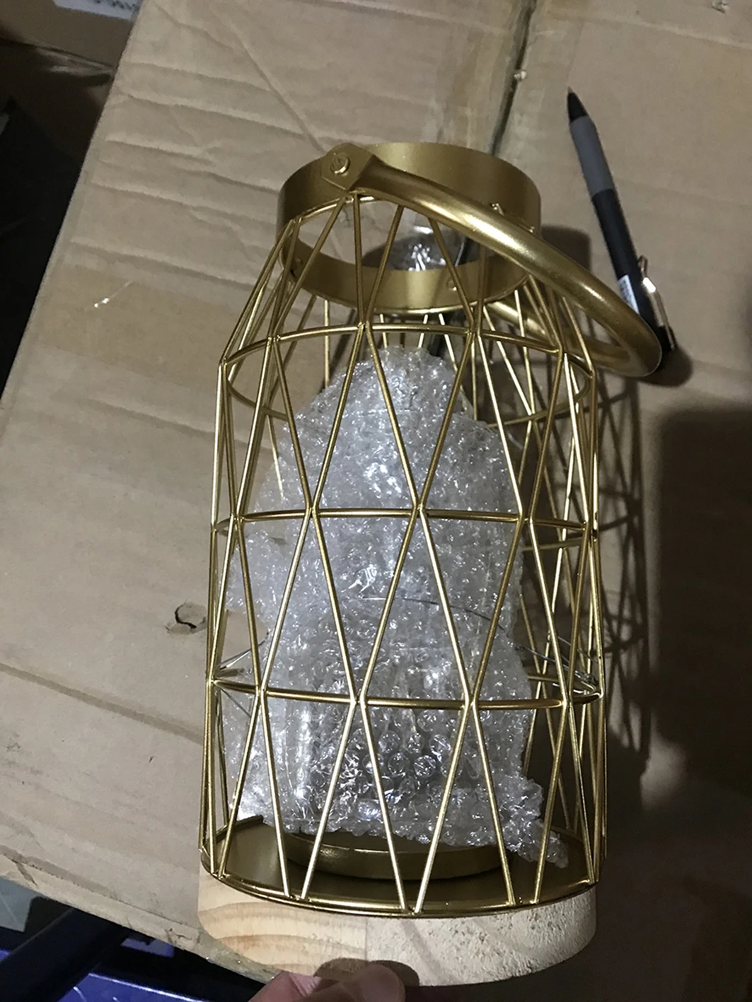 High Quality  Northern europe modern design wedding  gold candle holder  geometric metal candle holder  decorative candle holder
