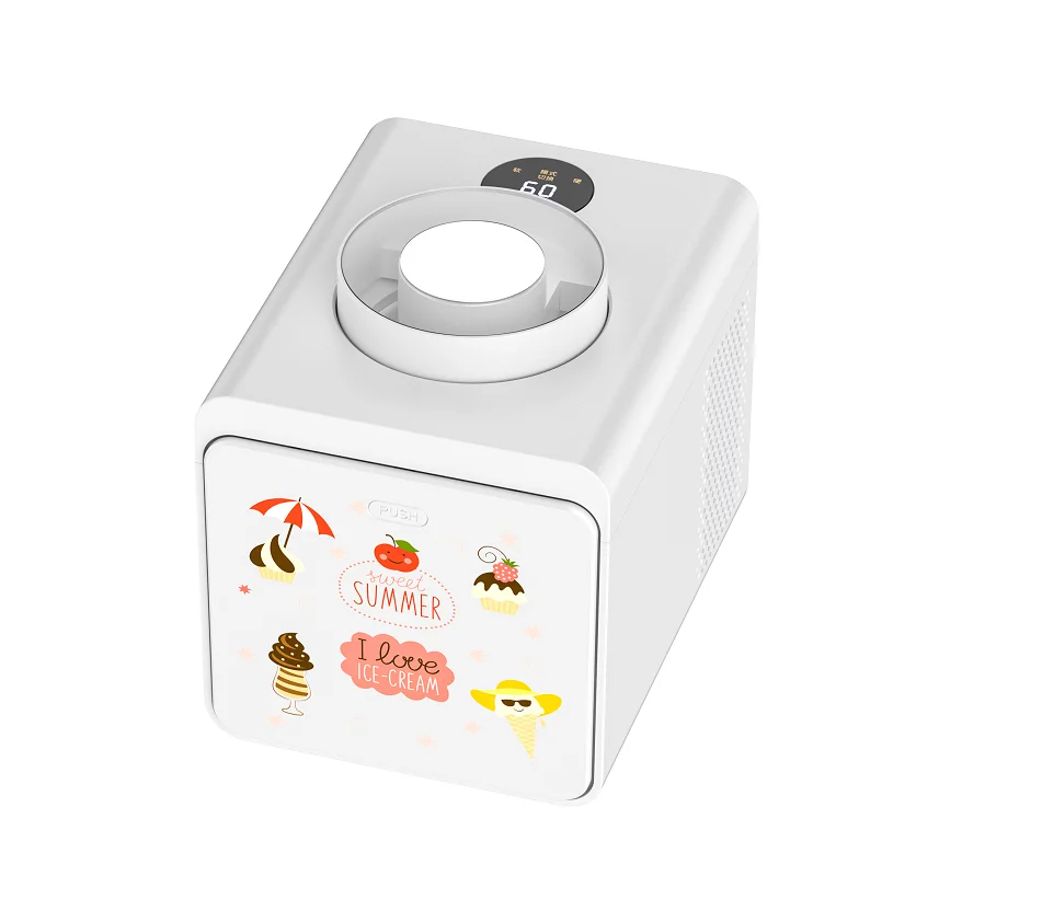 2022 newest compressor ice cream machine for home use Fruit Ice Cream Machine Maker For Kids