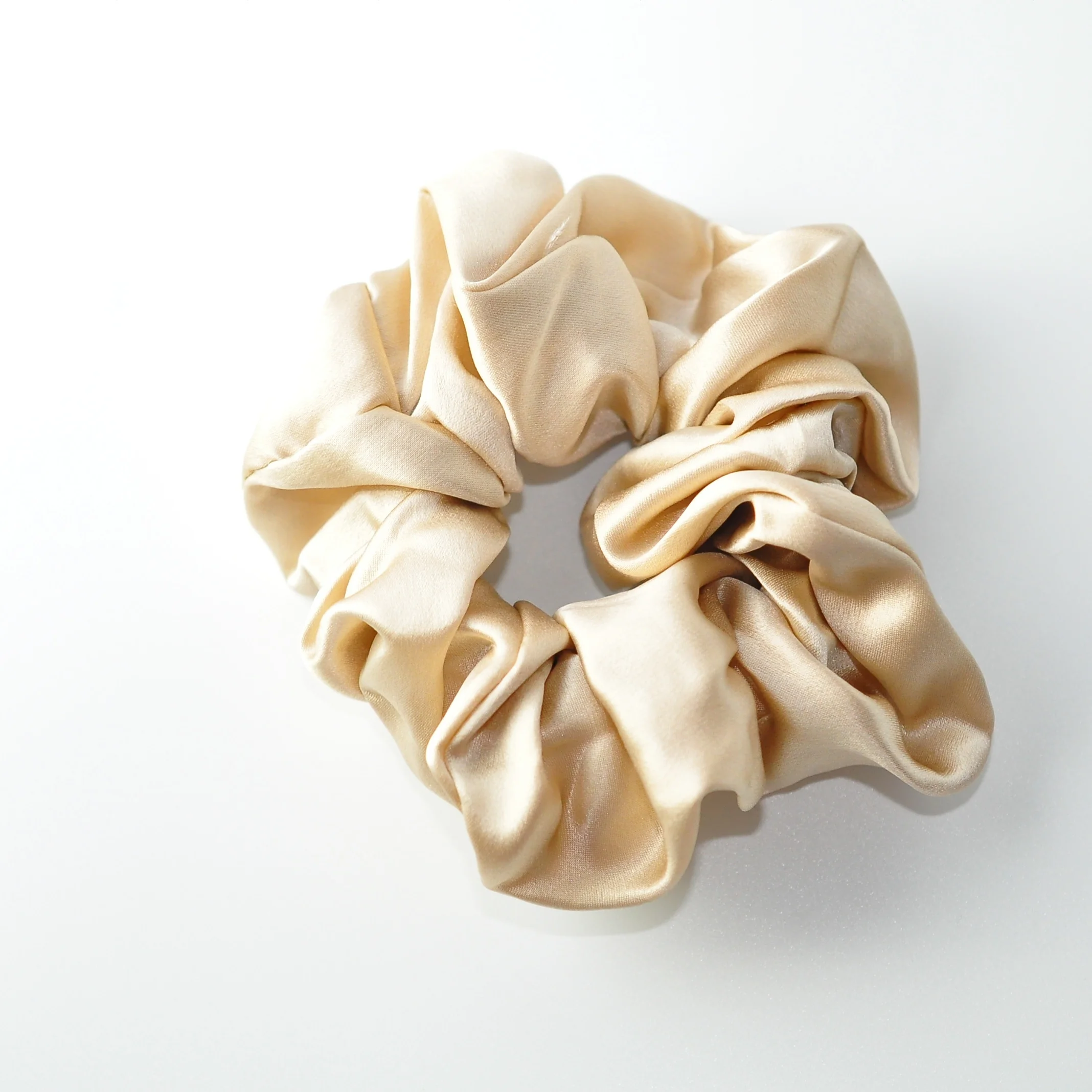 
DROPSHIPPING Satin Hair Elastics Bands Ponytail Holder 5CM Neutral Scrunchy Curl Thick Scrunchies Hair Ties 