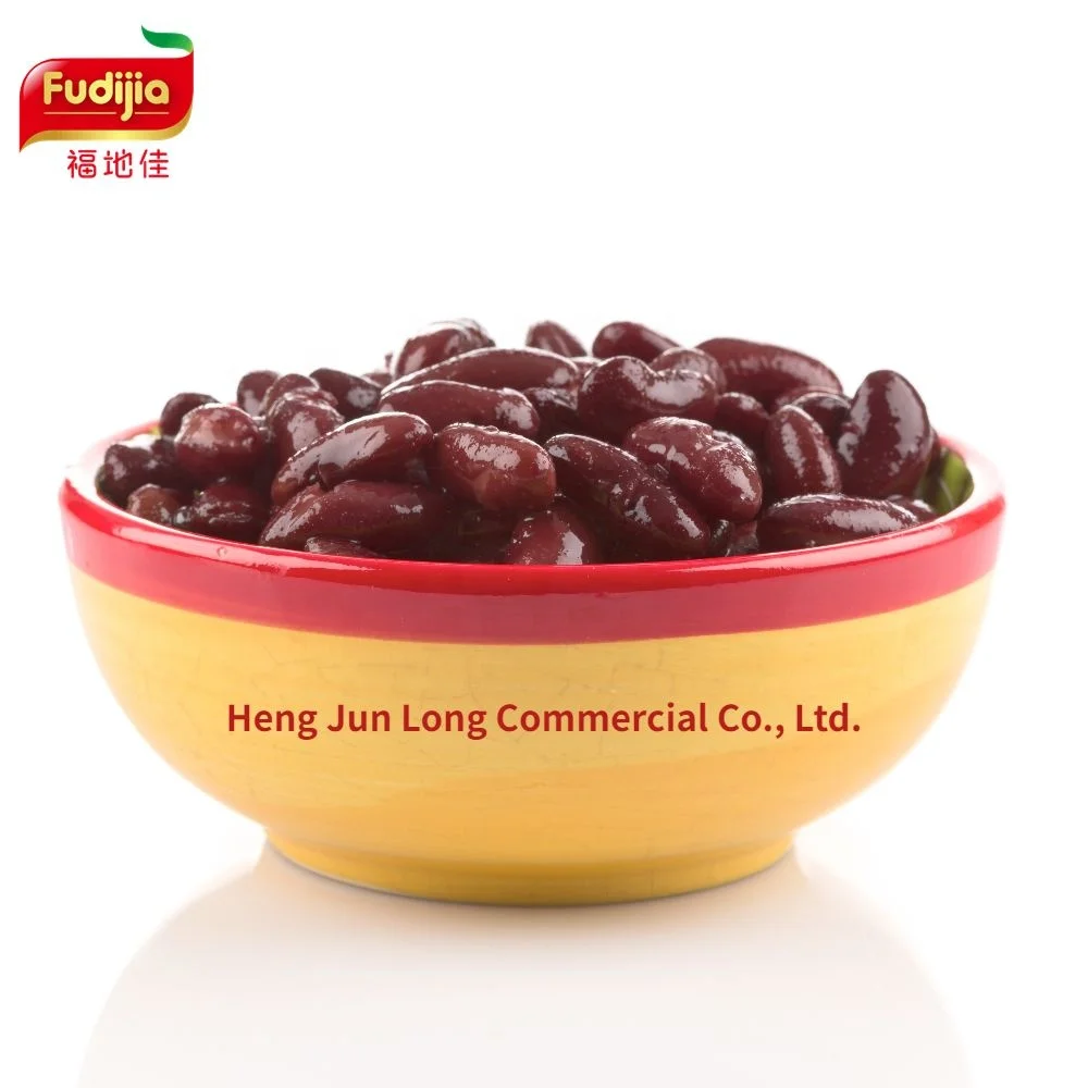 Canned dark red kidney beans in brine with high quality