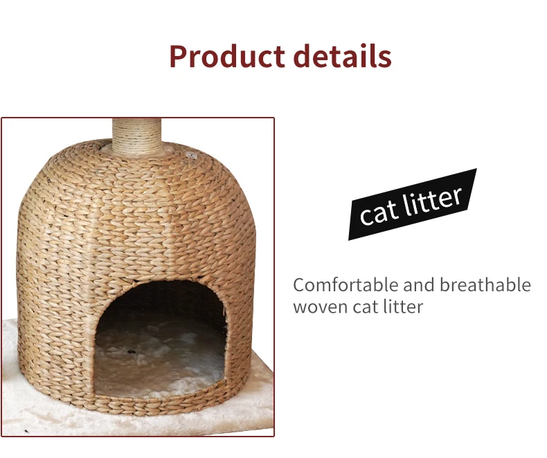 Durable Eco-friendly Happy Pet Cat Tree House