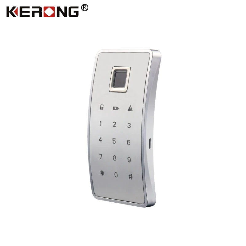 KERONG Smart Biometric Fingerprint Password  Wireless Control Lock for Cupboard Wardrobe Door Cabinet Locker Box