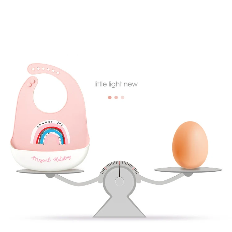 
Silicone Waterproof Adjustable Animal Design Baby Bib 