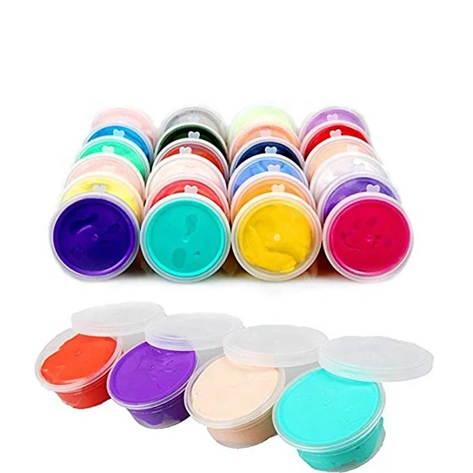 12/24/36 Colors Clay Set Ultra-light Safety DIY Air Dry Clay Modeling Magic with Tools for Children