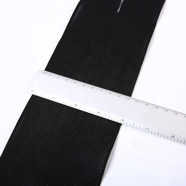 China wholesale popular jacquard hign quality apparel webbing elastic band fabric for suspenders cycling clothes