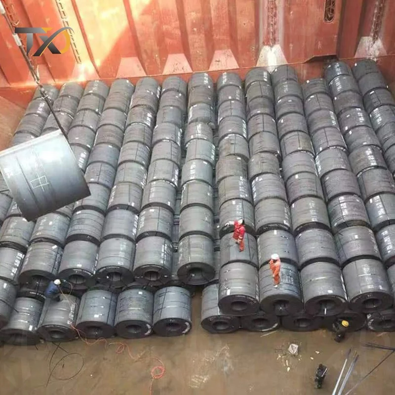 Low price good quality HRC SS500 ST37 Q235 A36 hot rolled steel coil 1.5mm 1.6mm MS carbon coil HRC