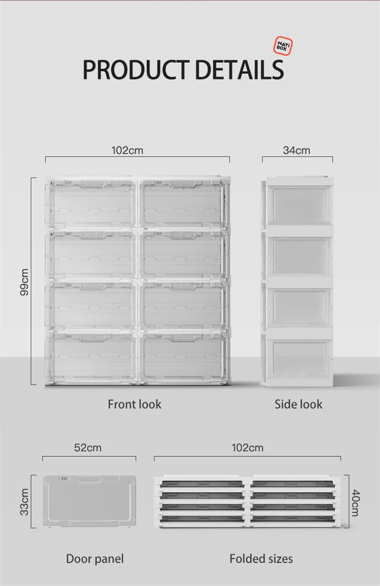 air multi layer shoe rack ANTBOX MAYI BOX kitchen furniture home stackable Led Light