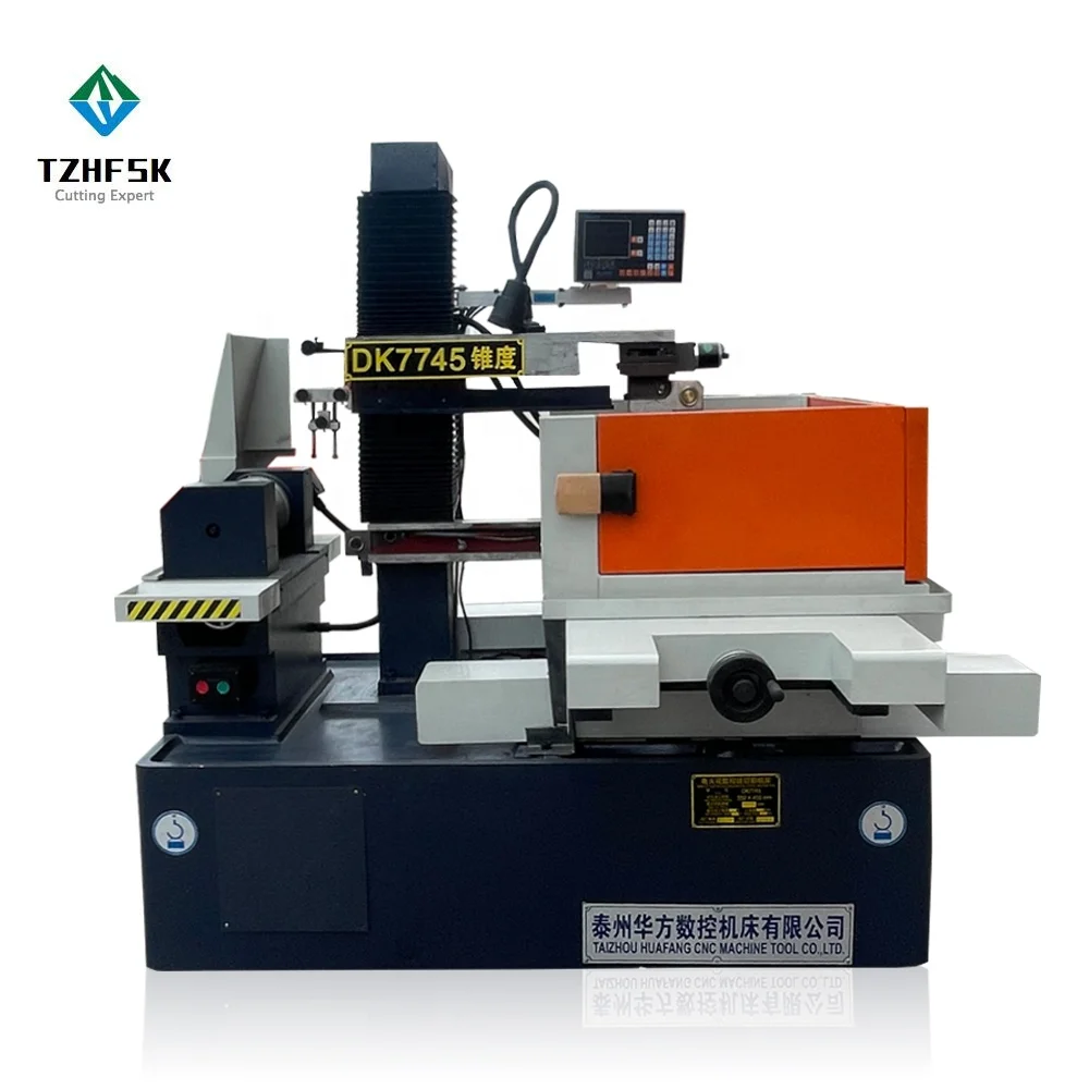CNC Multi-cut  wire cut  EDM machine DK7745  high  precision  good Surface Roughness linear guide rail WEDM