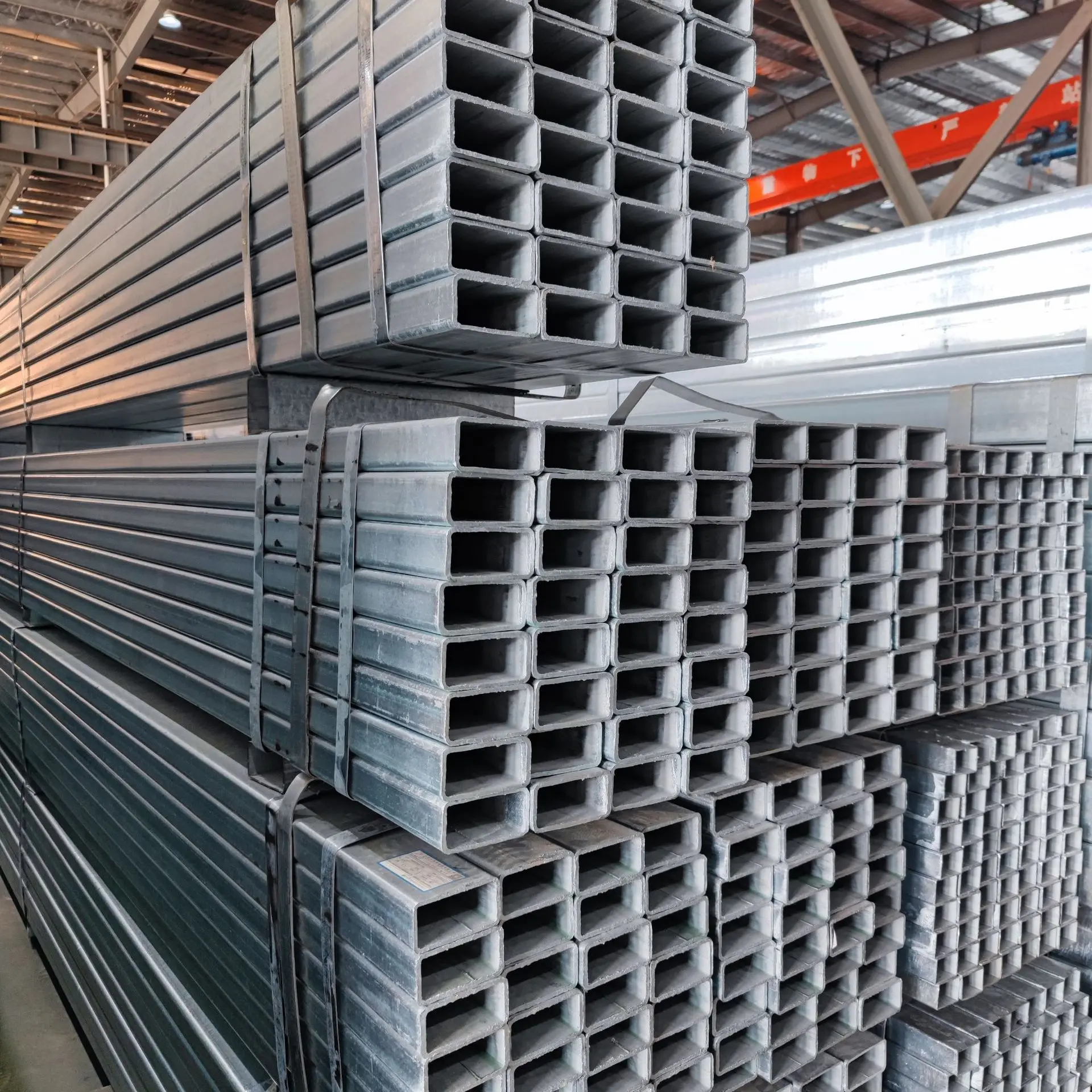 Galvanized Tubular Steel Gi Steel Square Pipe Hot Dip Galvanized Square Pipe