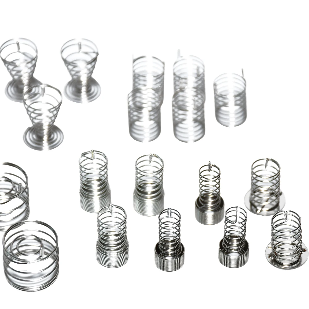 Custom Precision Stainless Steel Battery Negative Contact Spring Wire Forming Springs No reviews yet 550 sold