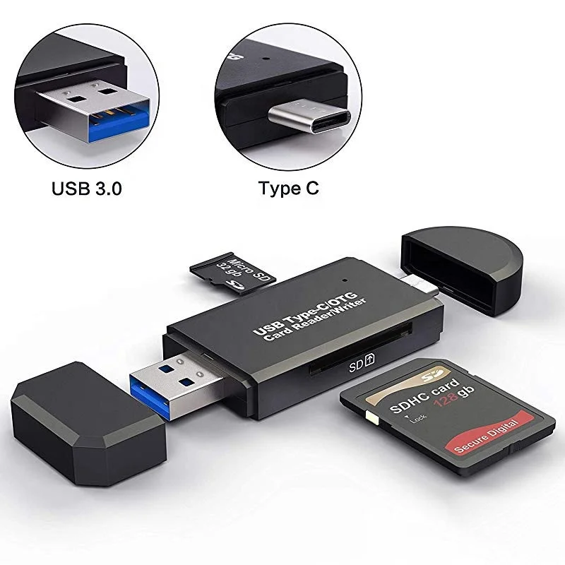 Xput USB Type-C/OTG кардридер/записывающее устройство 3 0 Type C Micro SD TF кардридер Type-C для