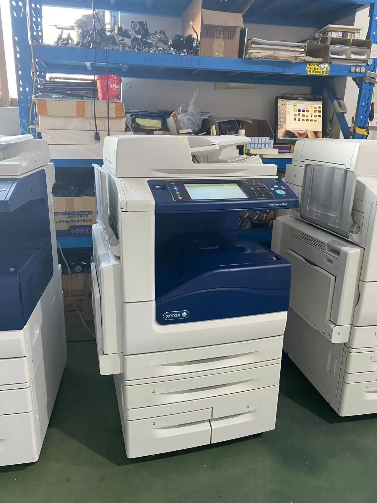 Многофункциональная копировальная машина A3 для Xerox WorkCentre 7855 цветной лазерный принтер xeroxs ксерокопировальный аппарат