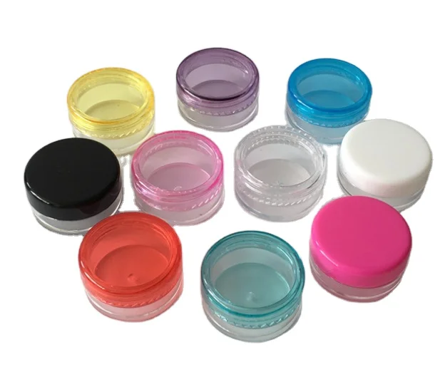 10g 20g 30g cosmetic cream jar box plastic container with screw lid