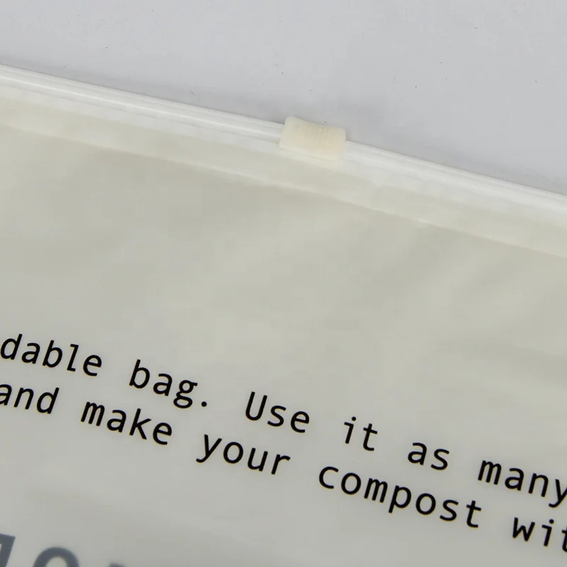 Newly sustainable eco friendly biodegradable plastic poly bag ziplock eco friendly apparel packaging