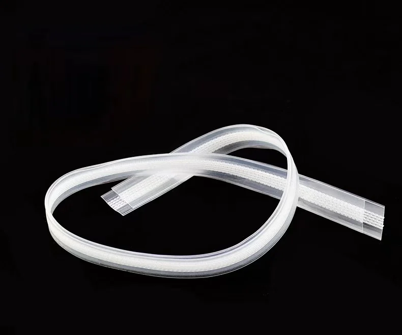 Customizations Resealable Hook and Loop Fastener Strap Plastic Resin PE Zipper for Flexible Packaging Bags