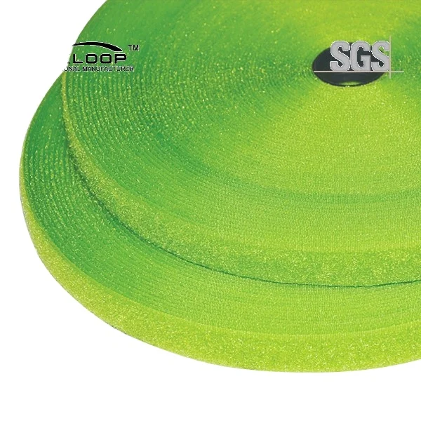 DSX Colorful Nylon Hook and Loop Fastener Tape Hook Loop Strip Roll for Garment Shoes Bags