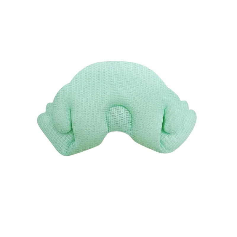 Soft Tencel Breathable 3D Air Mesh Height Adjustable Baby Sleep Pillow For Summer