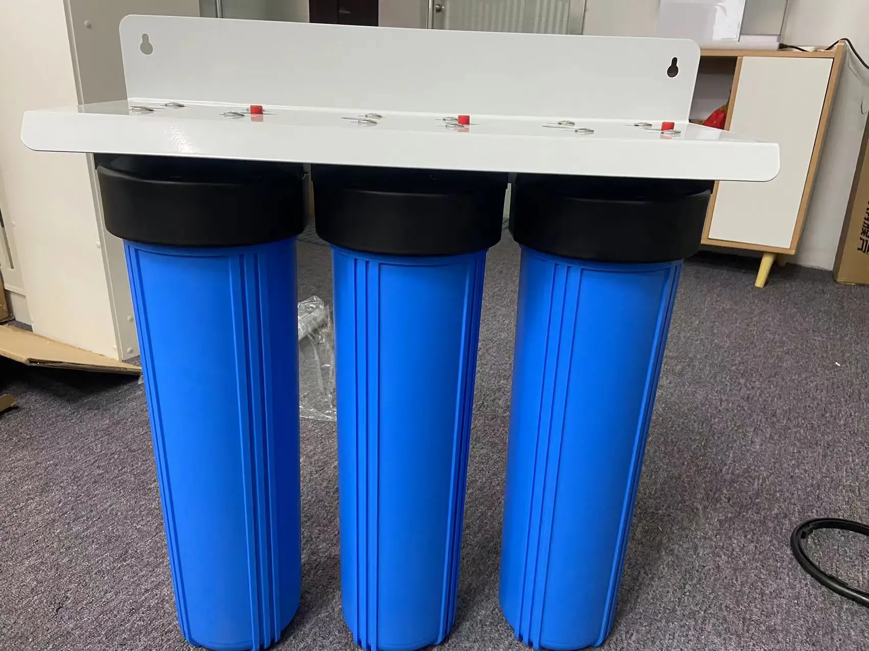 3-этап весь дом фильтрации воды системы w/ 20 дюйма Big Blue осадков и угольный фильтры