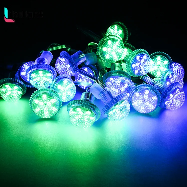 Лидер продаж фары Fair DC12V/DC24V UCS2903 5050 RGB полноцветный 35 мм 9 светодиодов уличный Водонепроницаемый светодиодный пиксельный свет