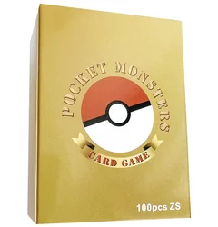 50 100 Poke mon Cards Binder Collection Booster Box  GX EX FA Tag Team Or Secret Rare Cards Like Charizard and Detective Pikachu