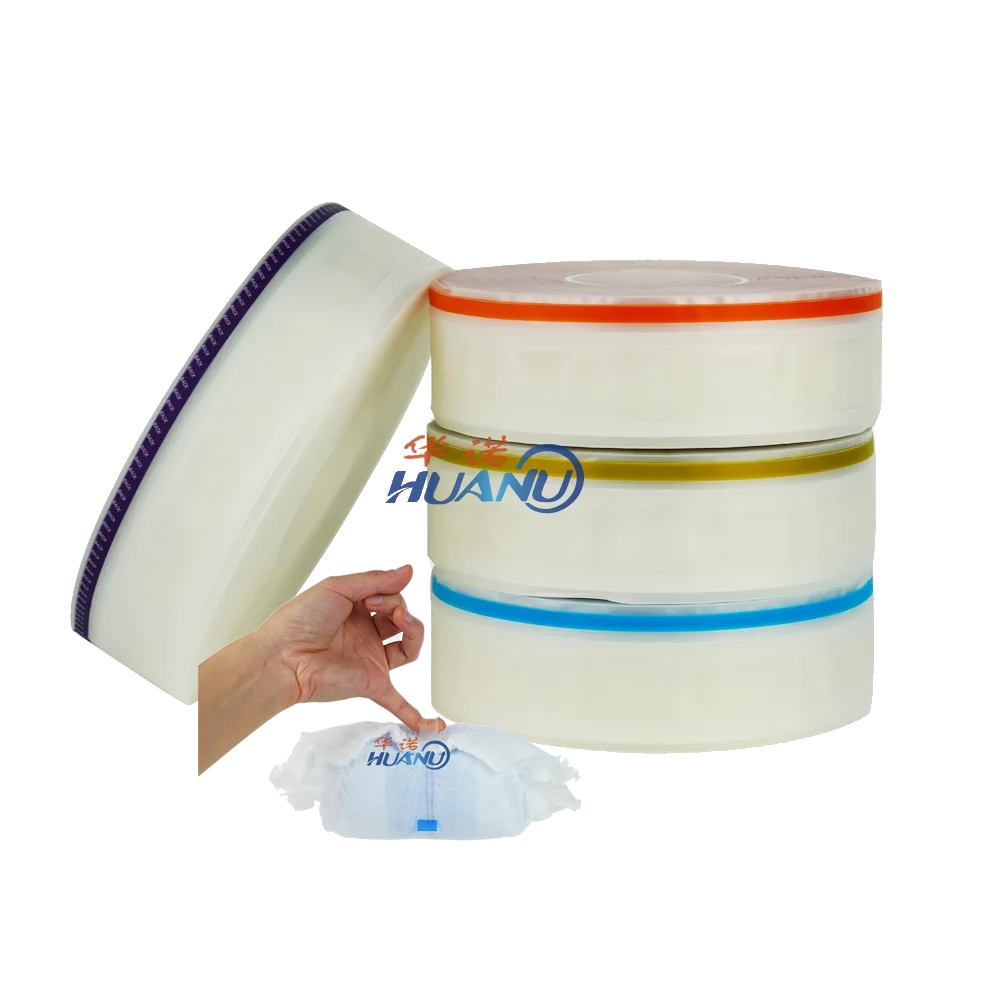 China Supplier Disposable Baby Diaper Discard Sticker Fold Z Tape For Diaper Pull Up Baby Pant